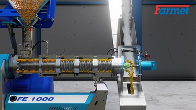 Wydajna praca, produkujesz doskonałą pasze - takie są linie ekstruzji Farmet