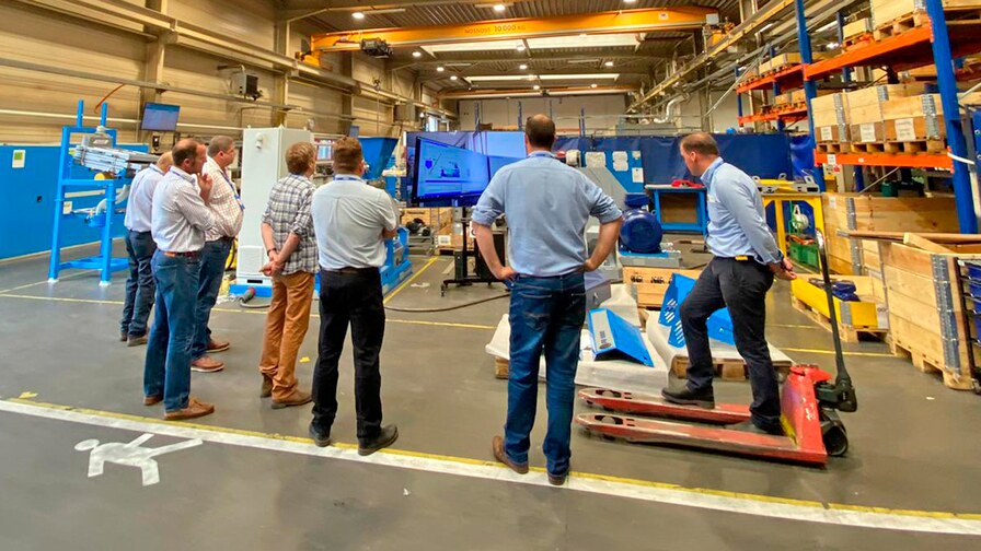 Tour of the modern production plant