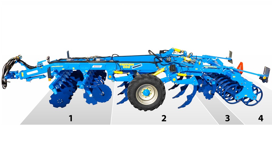 Combined cultivator Triton Heavy