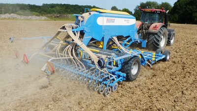 Die Falcon Tour 2017 wurde erfolgreich mit der Aussaat von Raps gestartet