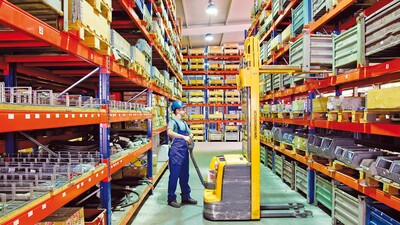 Расширение складских помещений для запасных частей