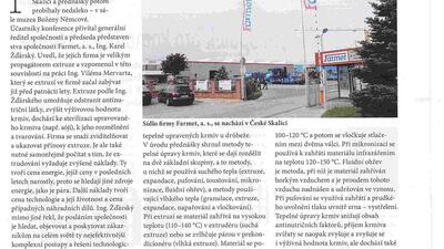 Napsali o nás - Krmivářství, naschov.cz