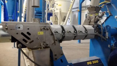 New line for production of fodder with ensuing extrusion - news reportage with the customer