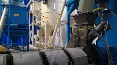 New line for production of fodder with ensuing extrusion - news report with the customer