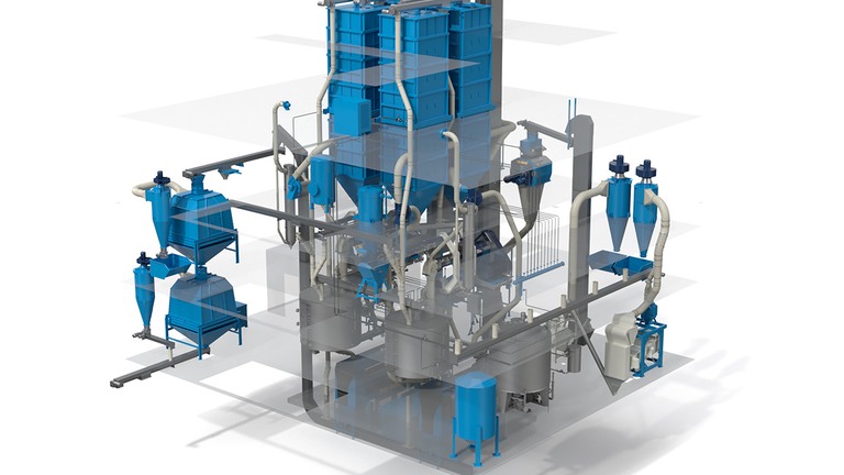 SOYBEAN PRESSING PLANT - NEW 3D VIDEOANIMATION