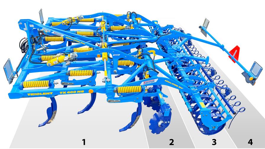 Tine cultivator Triolent