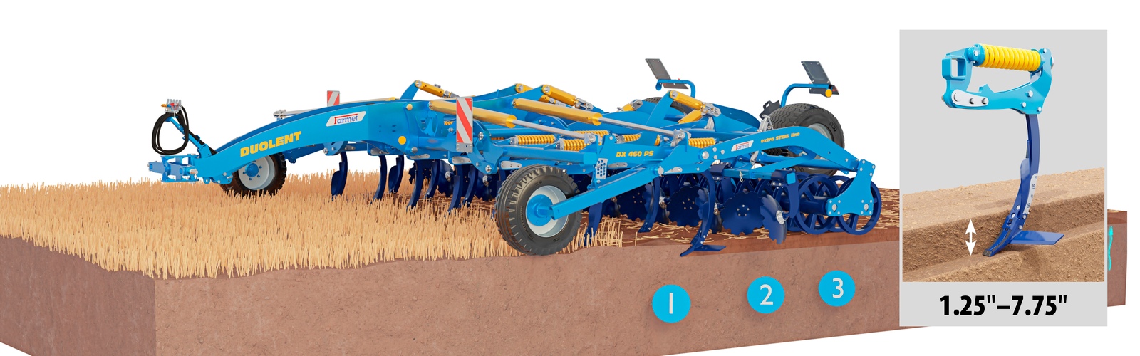 Tine cultivator Duolent