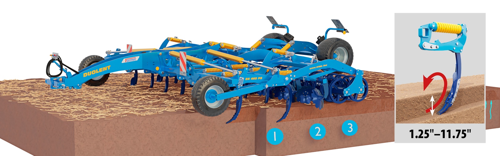 Tine cultivator Duolent