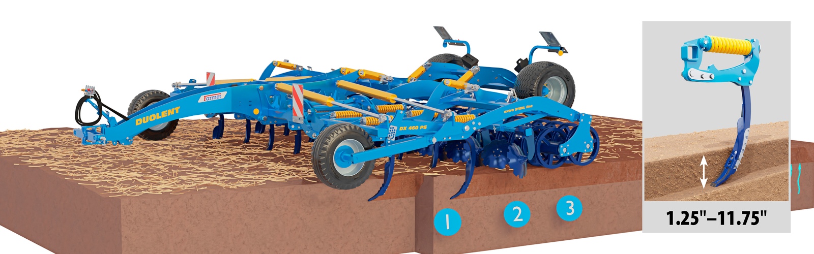 Tine cultivator Duolent