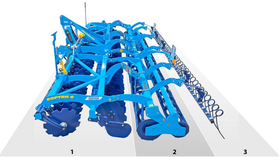 Grada Rápida Rastrojera Softer