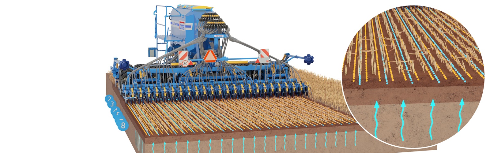 Sembradora Combinada Modular Falcon PRO