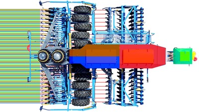 Sembradora Combinada Modular Falcon PRO
