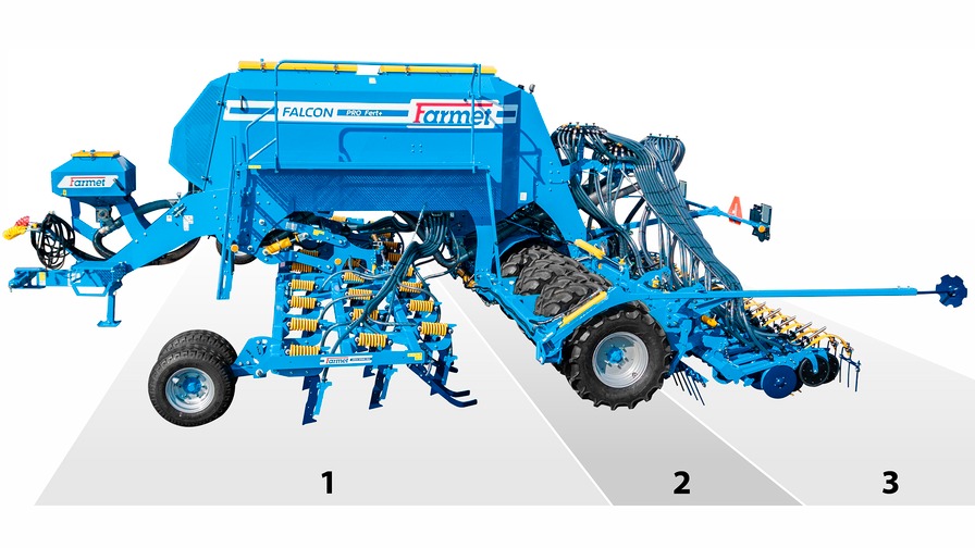 Sembradora Combinada Modular Falcon PRO