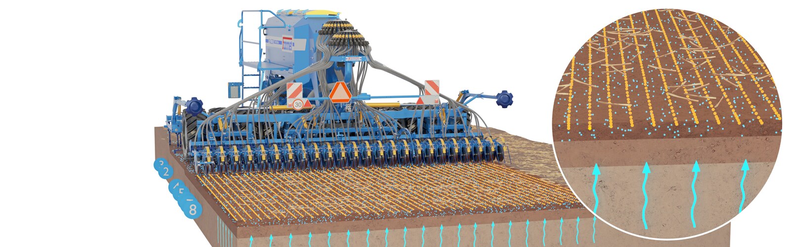 Sembradora Combinada Modular Falcon PRO