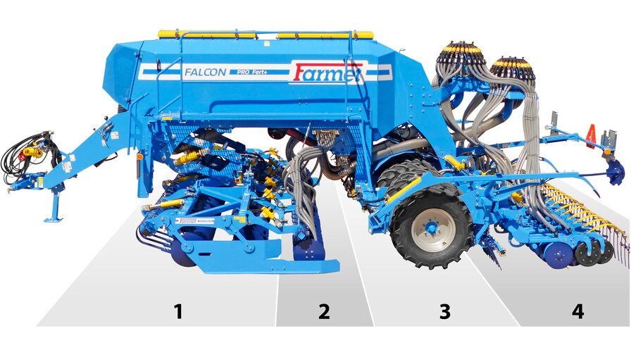 Sembradora Combinada Modular Falcon PRO