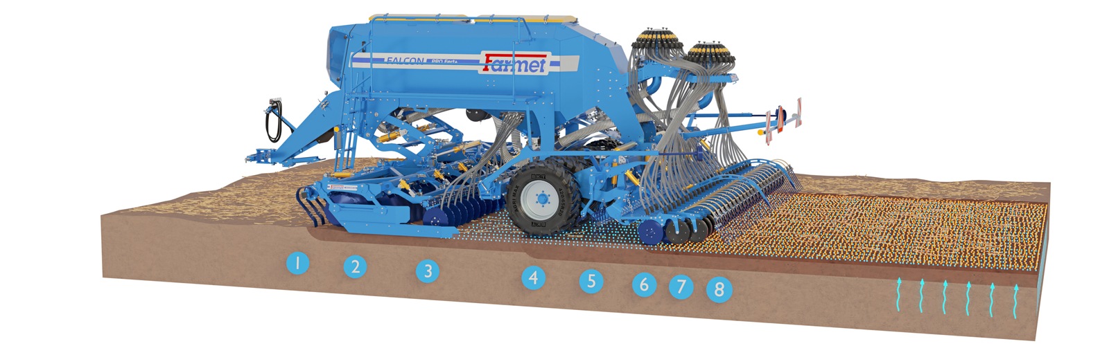 Sembradora Combinada Modular Falcon PRO