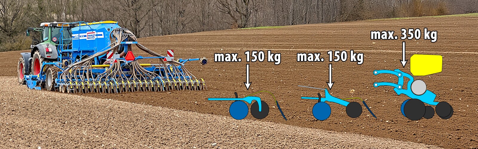 Модулна сеялка Falcon PRO