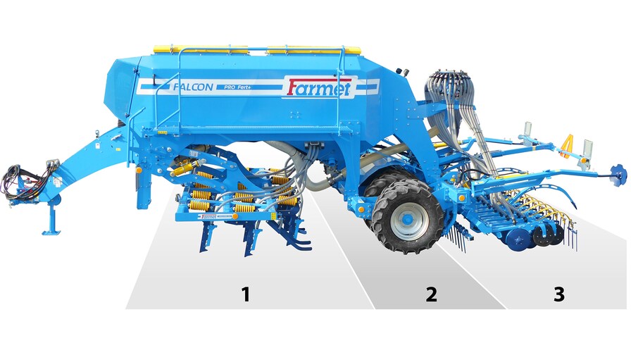 Sembradora Combinada Modular Falcon PRO