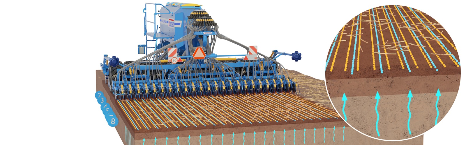 Sembradora Combinada Modular Falcon PRO