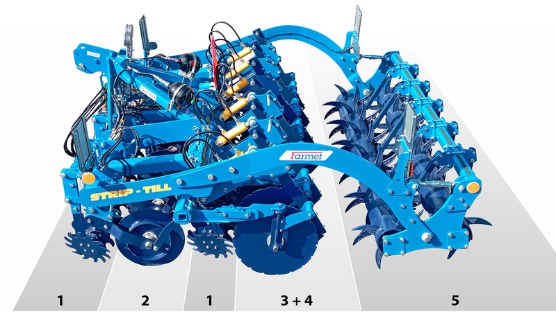 Slokšņu dziļirdinātājs Strip-Till