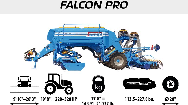 Compact seed drill Falcon Compact