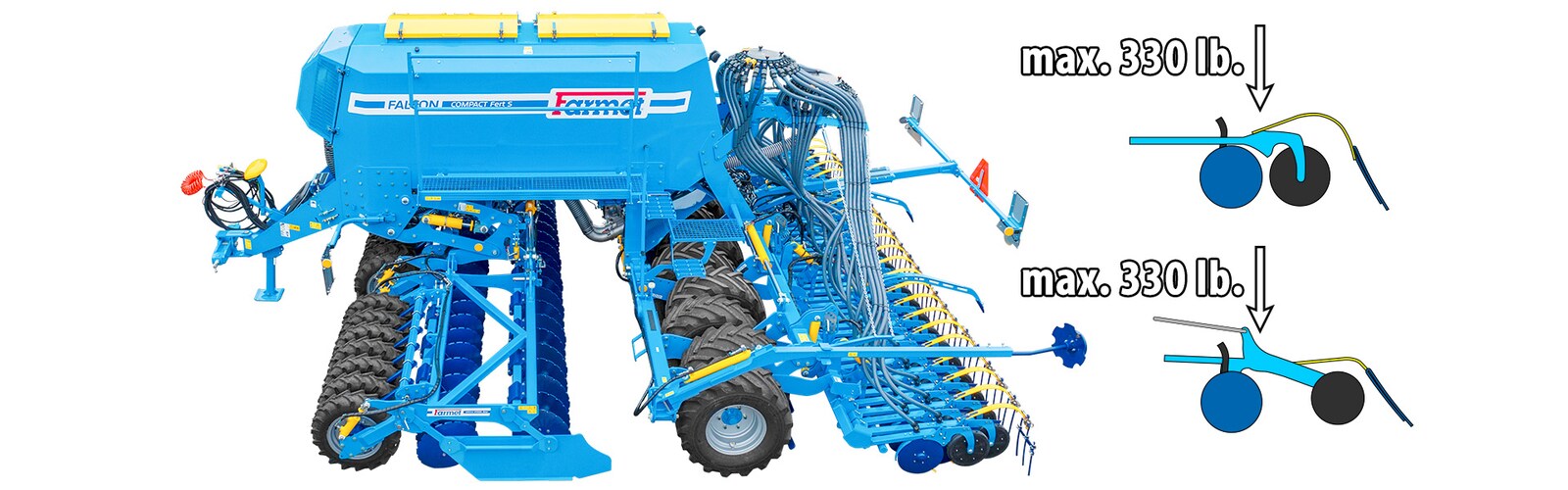 Compact seed drill Falcon Compact