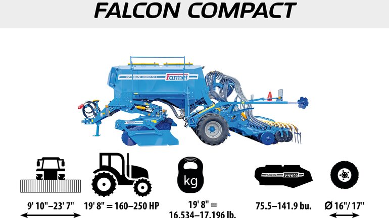 Compact seed drill Falcon Compact
