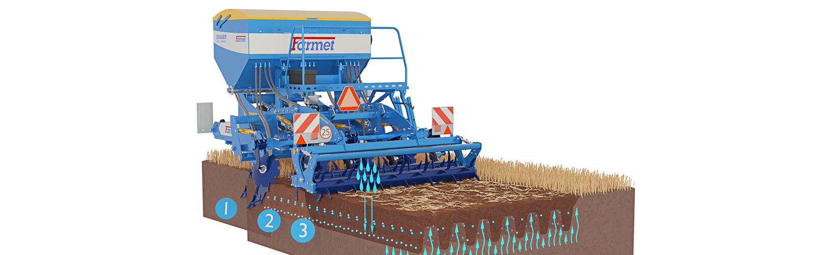 Tiefenlocker mit Düngerausbringung Digger Fert+