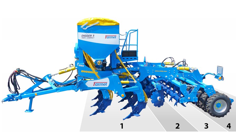 Subsoiler with fertilizer application Digger Fert+