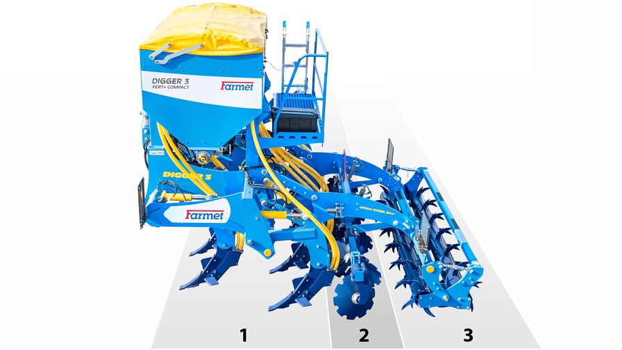 Subsoiler with fertilizer application Digger Fert+