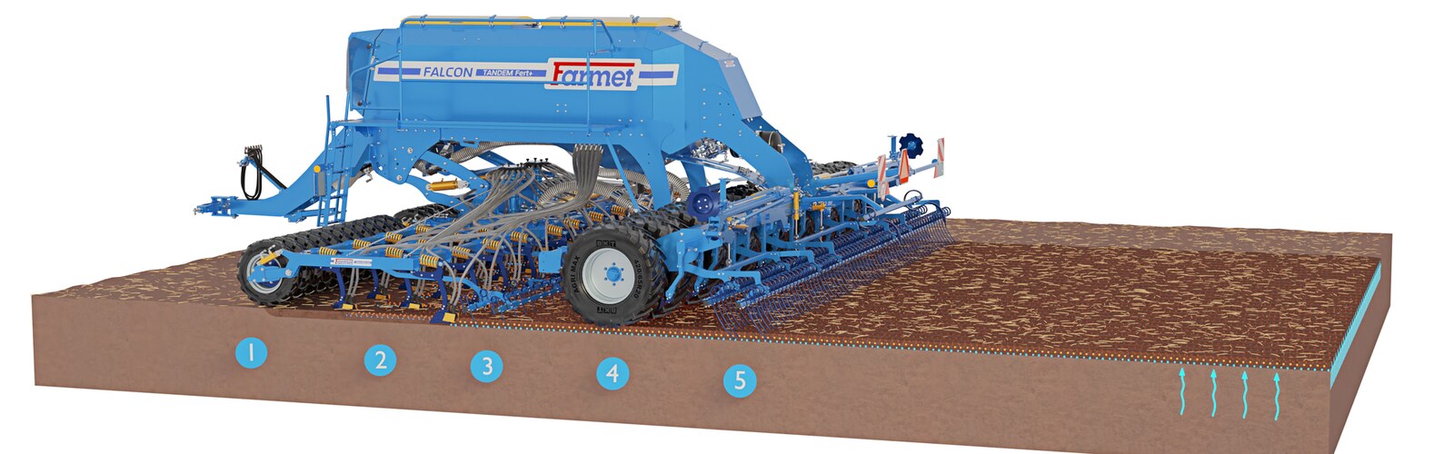 Ралничкова сеялка Falcon PRO Tandem
