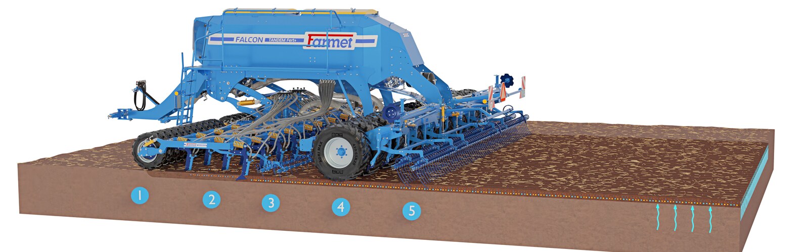 Ралничкова сеялка Falcon PRO Tandem