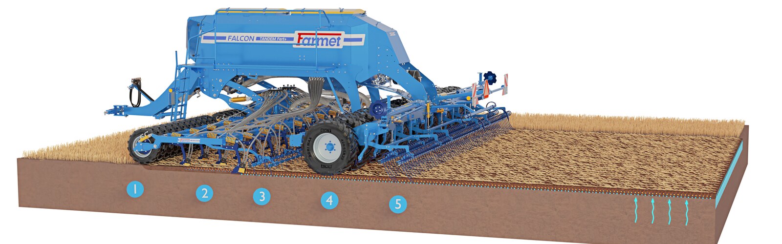 Ралничкова сеялка Falcon PRO Tandem