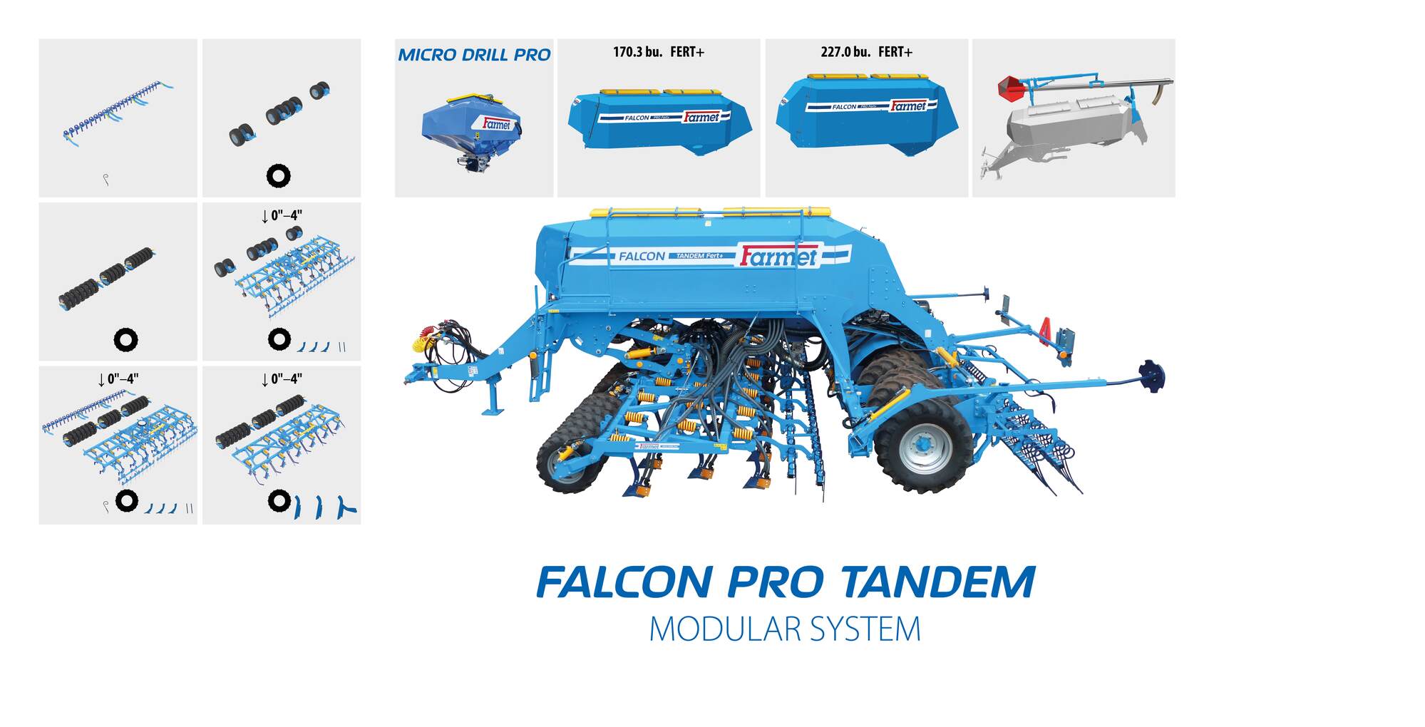 Tine seed drill Falcon PRO Tandem