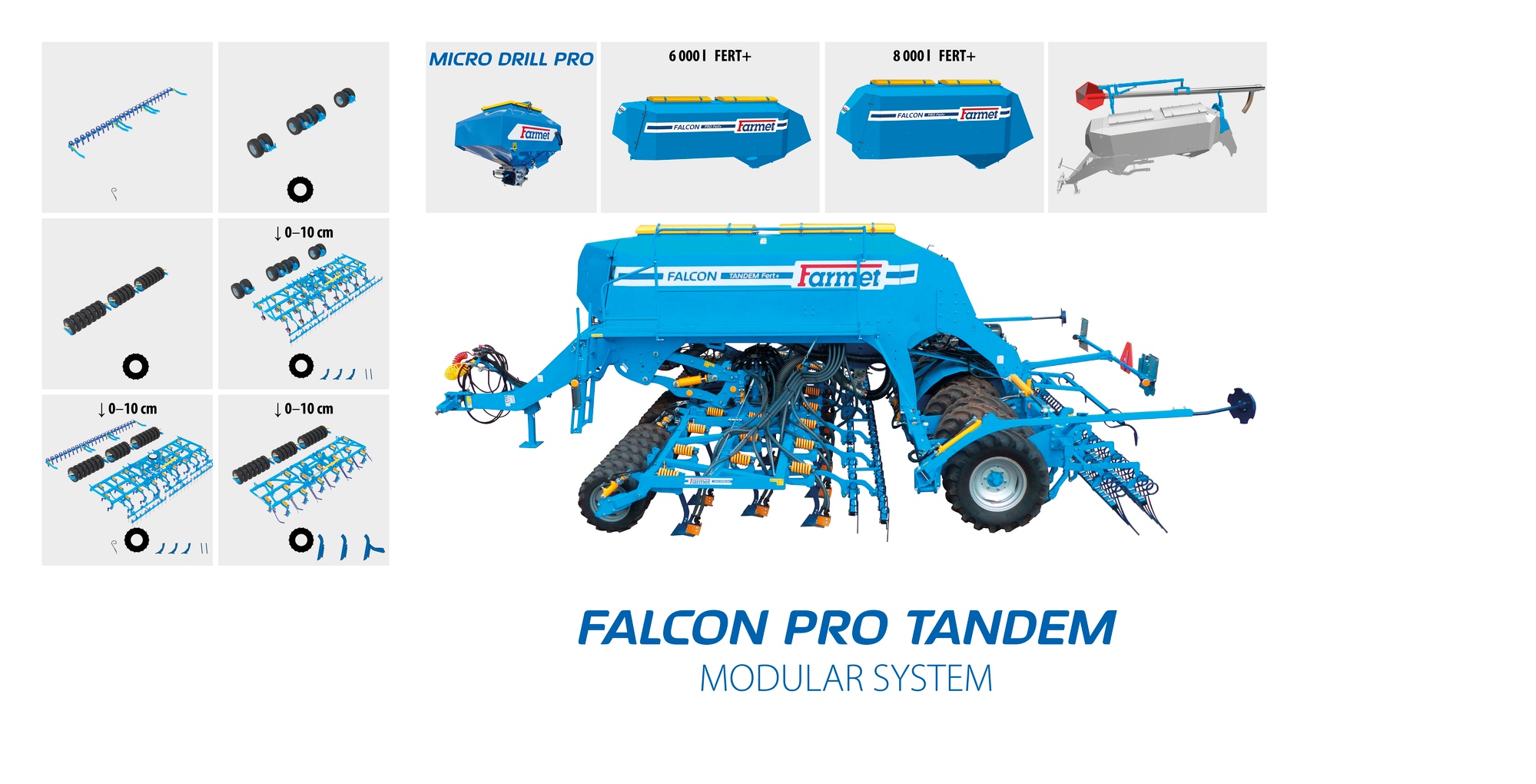 Radlicový sejací stroj Falcon PRO Tandem