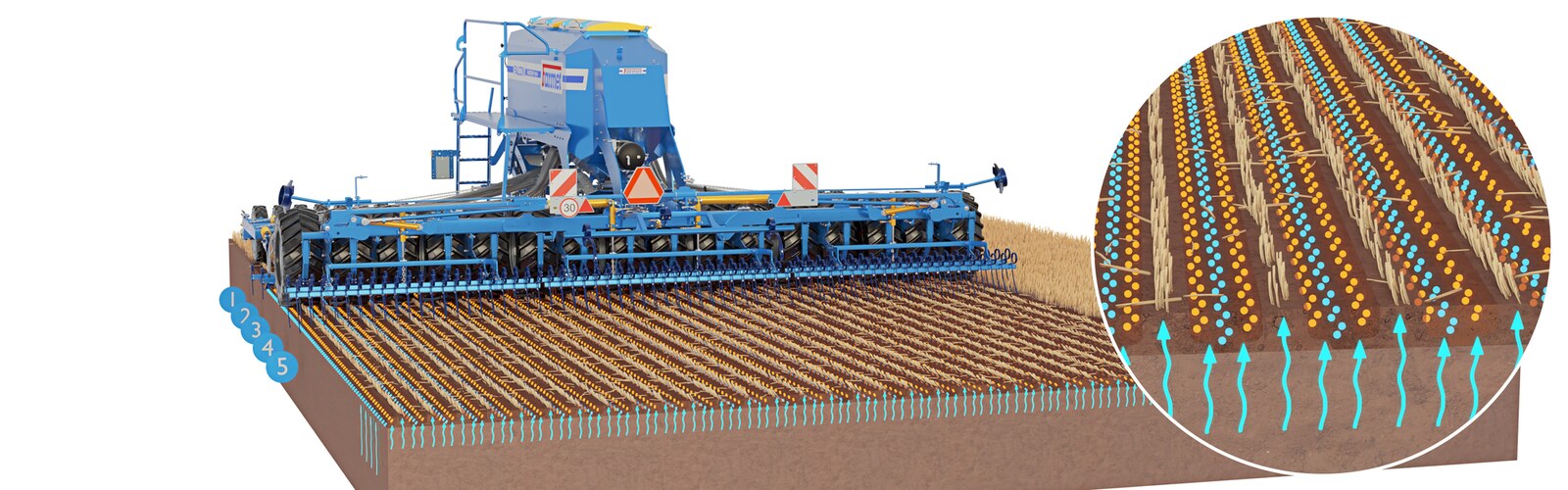 Ралничкова сеялка Falcon PRO Tandem