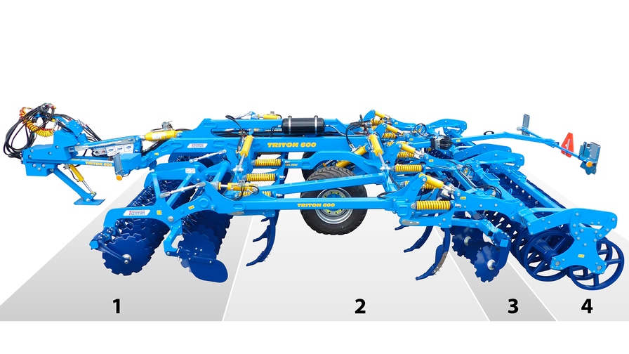 Cultivador combinado Triton