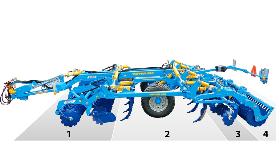 Cultivador combinado Triton