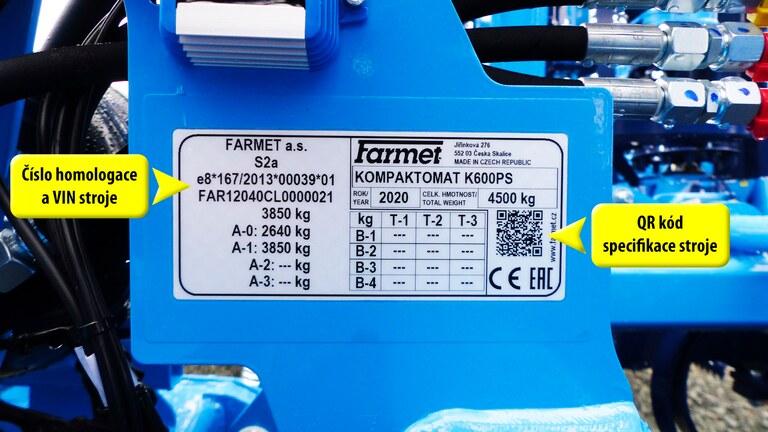 Farmet в числе первых получил омологацию ЕС! Farmet в числе первых получил омологацию ЕС!