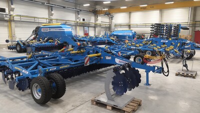 The construction of a new hall for centralized assembly of agricultural machines culminates