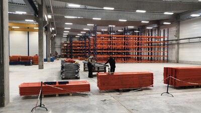 The construction of a new hall for centralized assembly of agricultural machines culminates