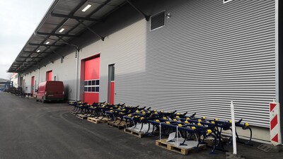 The construction of a new hall for centralized assembly of agricultural machines culminates