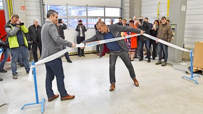 Slavnostní otevření nové haly centralizované montáže