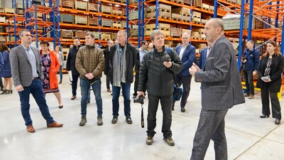 Slavnostní otevření nové haly centralizované montáže