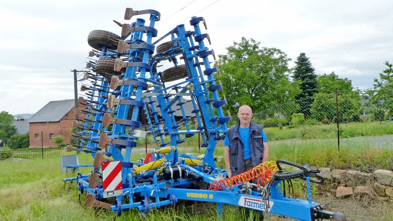Verso and Digger on a Czech farm