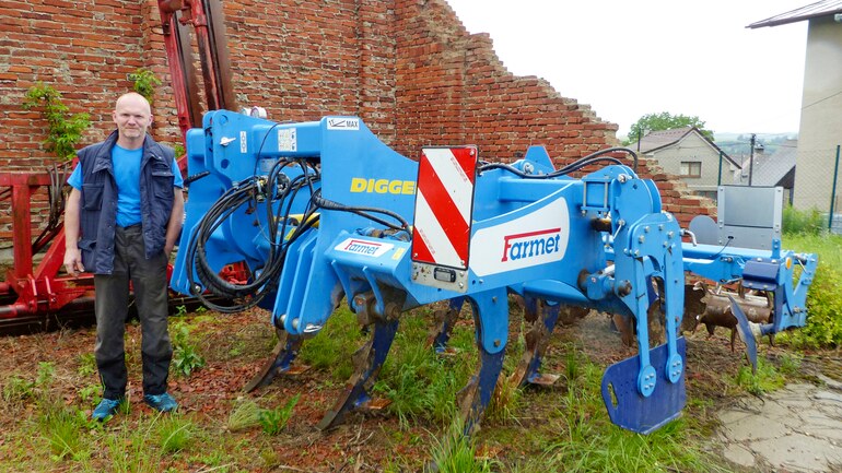 Verso and Digger on a Czech farm