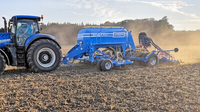 Strip sowing for great rape yield