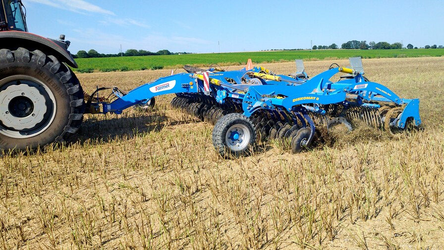 Another Diskomat disk harrow in Agro Vyšehořovice
