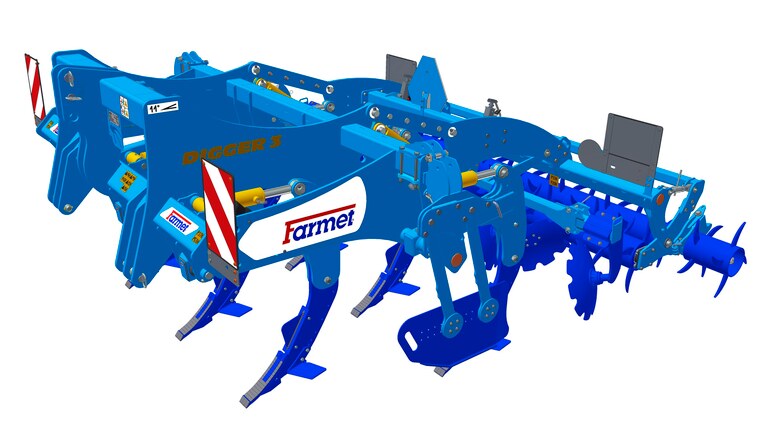 Digger po vojtěškách a víceletých pícninách