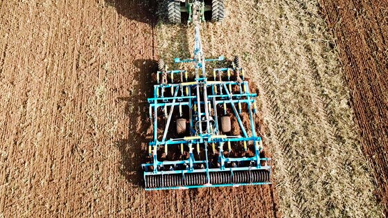 Terrix DUAL, výborné zapravení zbytků po zrnové kukuřici